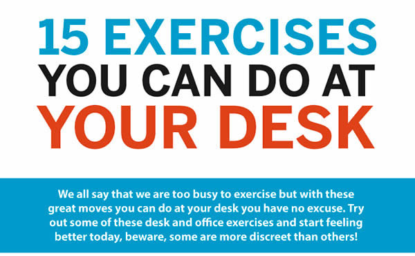 15 Desk Excercises