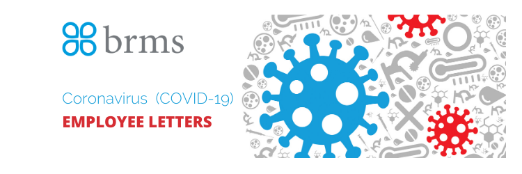 Coronavirus Sample Letters Brms